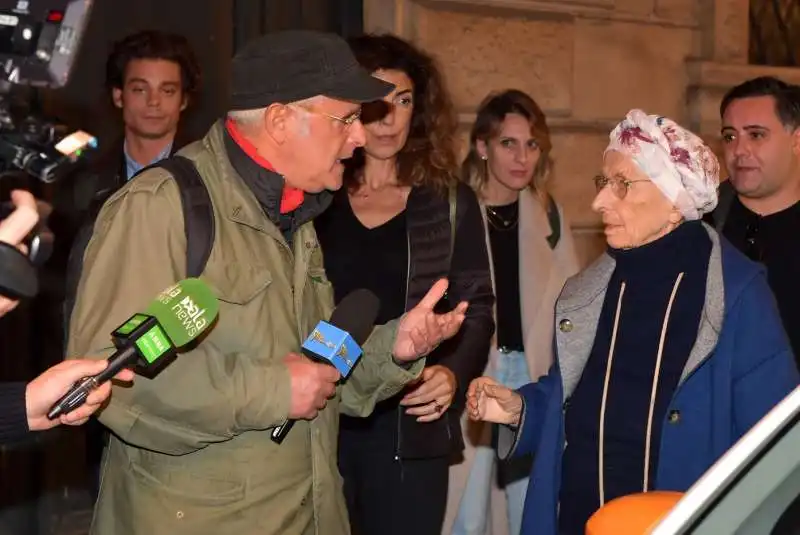 enrico lucci  intervista  emma bonino  foto di bacco