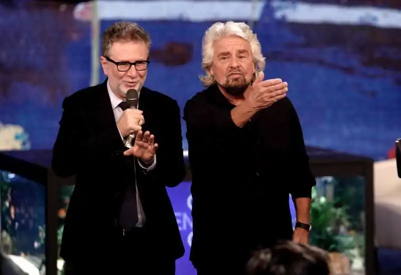 fabio fazio e beppe grillo a che tempo che fa  2