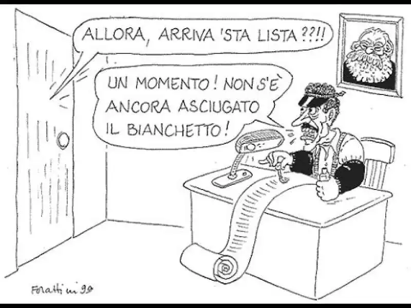 FORATTINI VIGNETTA D ALEMA