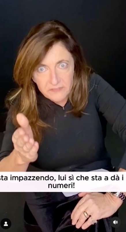 francesca reggiani imita giorgia meloni 4