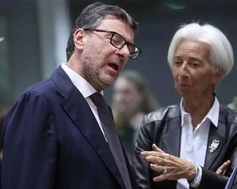 giancarlo giorgetti christine lagarde