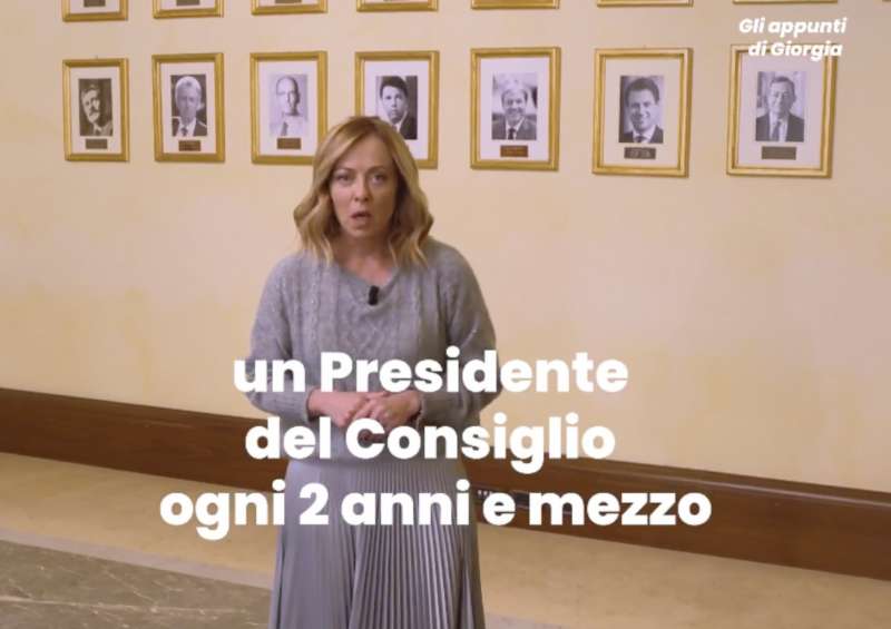 giorgia meloni gli appunti di giorgia 10 novembre 2023 19