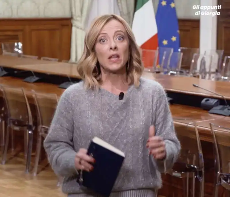 giorgia meloni   gli appunti di giorgia   10 novembre 2023   6