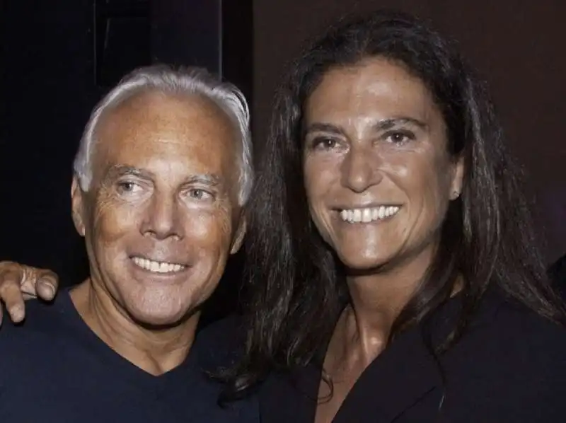 giorgio armani con la nipote silvana