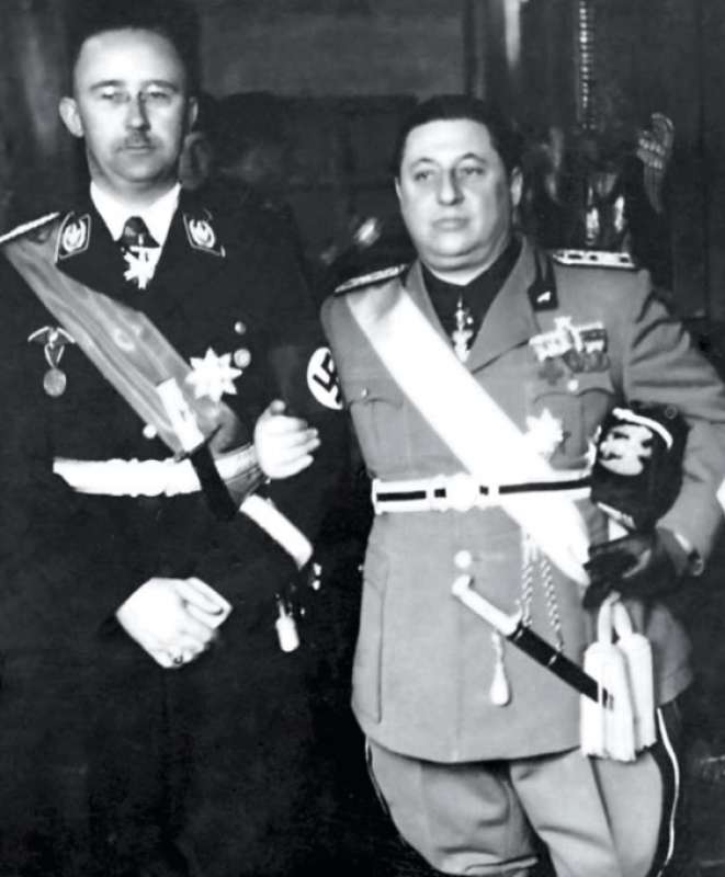 GUIDO BUFFARINI GUIDI CON Heinrich Himmler