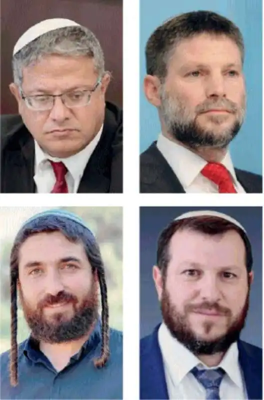 ITAMAR BEN GVIR - BEZALEL SMOTRICH - ZVI SUKKOT - AMIHAI ELIYAHU 