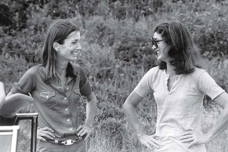 jackie kennedy con la sorella lee anni 70