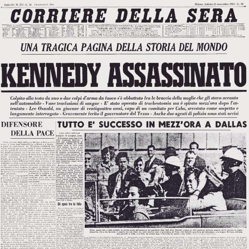 kennedy assassinato corriere della sera