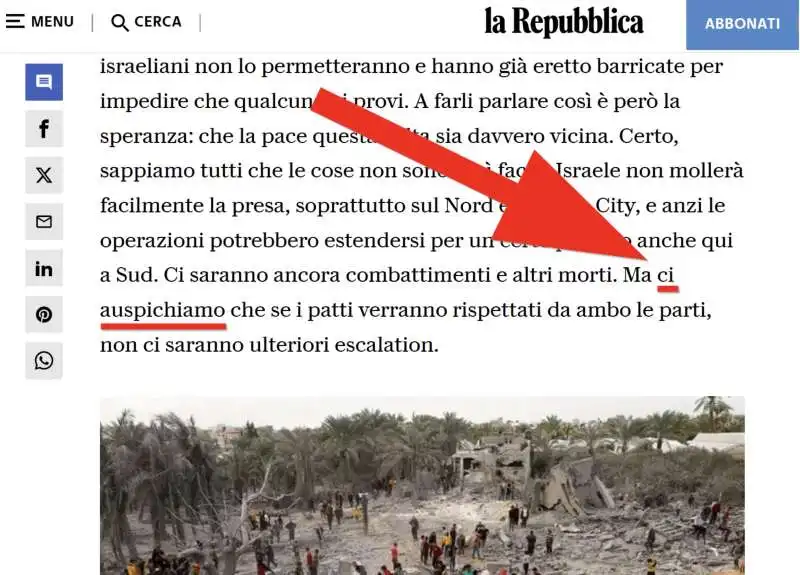 la repubblica, ci auspichiamo 