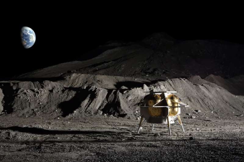 la sonda lunare peregrine della astrobotic 1