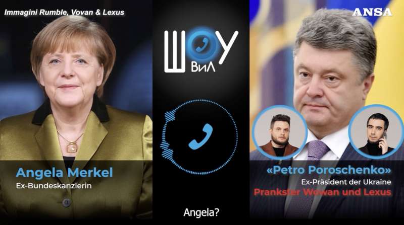 lo scherzo di vovan e lexus ad angela merkel