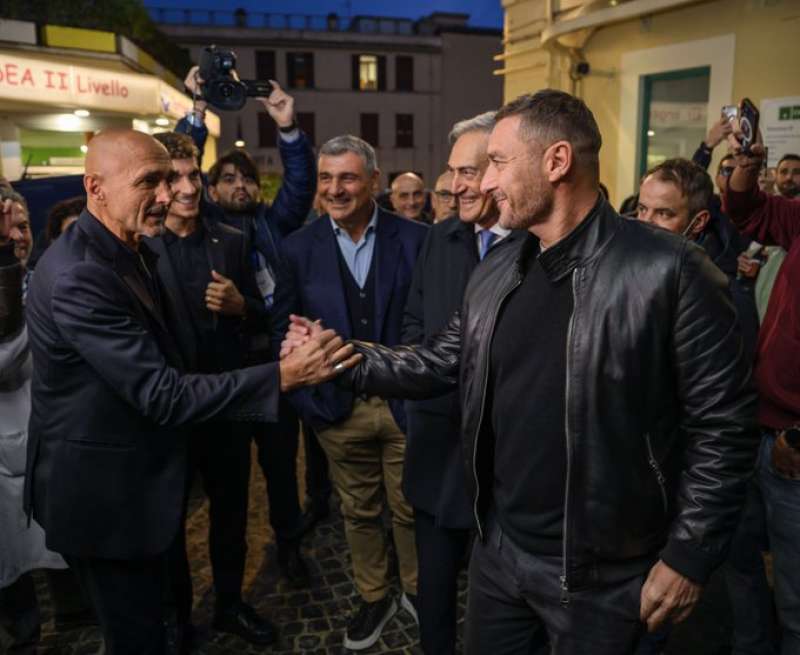 LUCIANO SPALLETTI FRANCESCO TOTTI