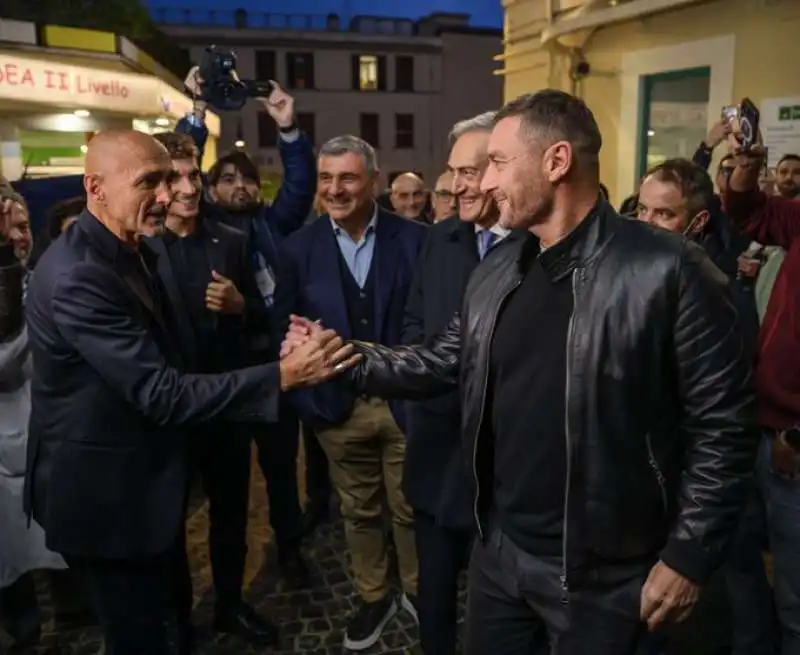 LUCIANO SPALLETTI FRANCESCO TOTTI 