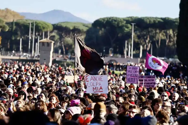 manifestazione contro la violenza sulle donne e il patriarcato a roma   12