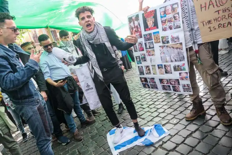 manifestazione nazionale per la palestina   roma   6