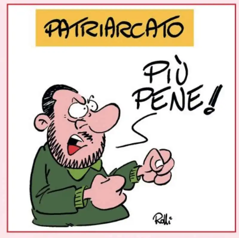 matteo salvini e il patriarcato   vignetta by rolli per il giornalone   la stampa