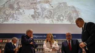 MELONI SANGIULIANO MOSTRA TOLKIEN