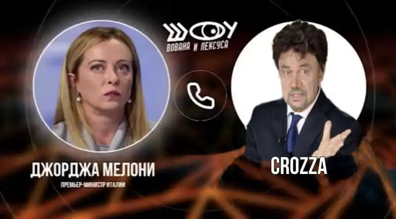 meme sullo scherzo telefonico dei comici russi vladimir kuznetsov e aleksej staljerov  a giorgia meloni   2