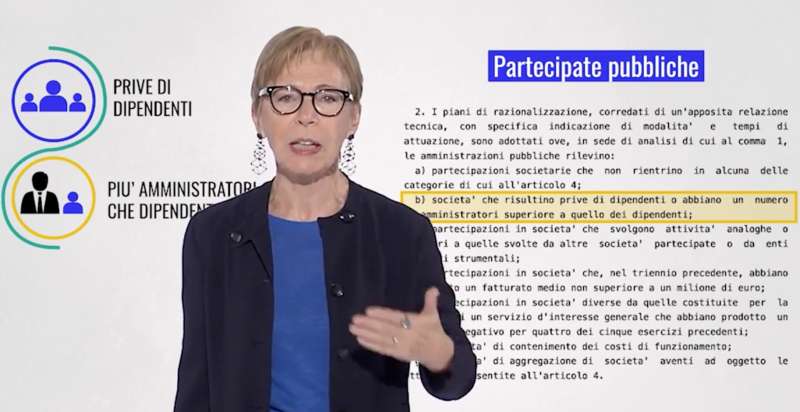 MILENA GABANELLI - SOCIETA PARTECIPATE