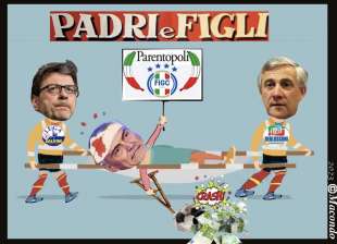 PADRI E FIGLI - PARENTOPOLI - POSTER BY MACONDO