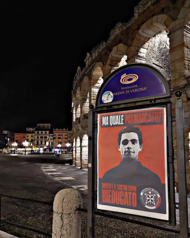 POSTER DI CASAPOUND SU FILIPPO TURETTA 