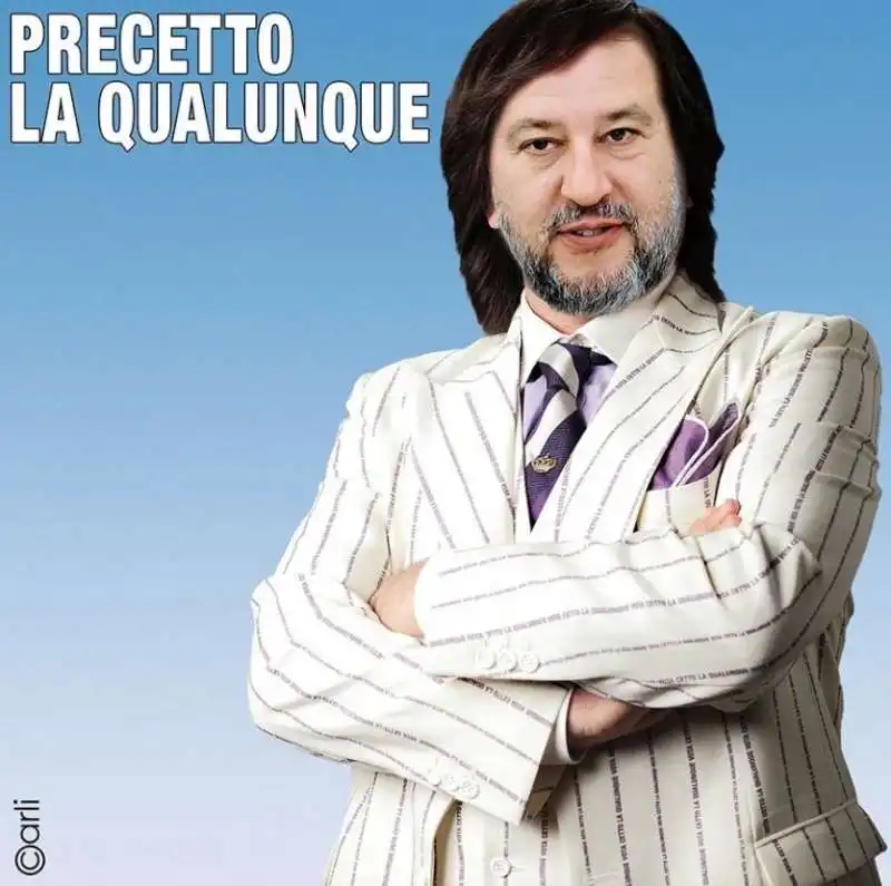 PRECETTO LA QUALUNQUE - MEME BY EMILIANO CARLI 