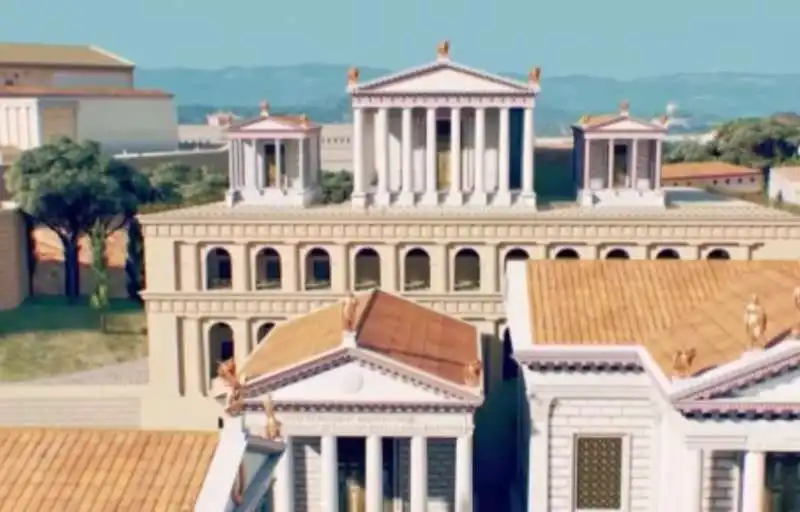 roma vista da un cittadino del 320 d.c. 2