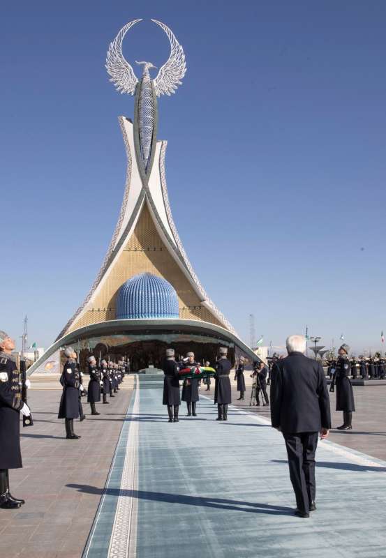 sergio mattarella a tashkent, in uzbekistan