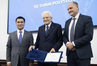 sergio mattarella alla sede del politecnico di torino a tashkent, uzbekistan 1