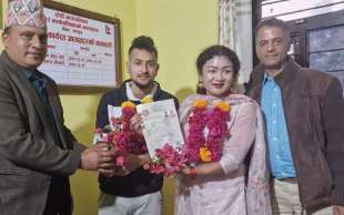 SURENDRA PANDEY E MAYA GURUNG