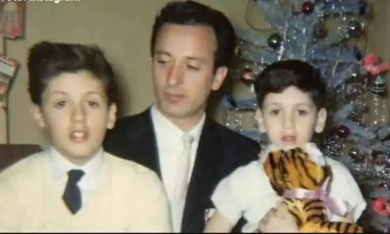 sylvester stallone con il padre frank e il fratello frank jr. 