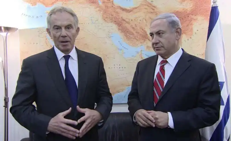 TONY BLAIR - BENJAMIN NETANYAHU 