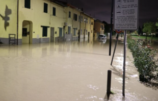 torrente Bagnolo esondato a prato