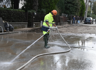 torrente Bagnolo esondato a prato