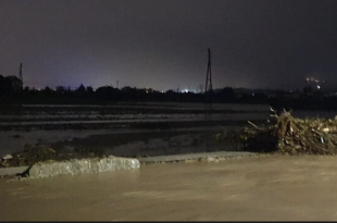 torrente Bagnolo esondato a prato