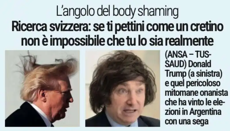 trump milei   meme by il giornalone   la stampa 