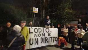 UDINE - SIT IN DI PROTESTA ALLA PRESENTAZIONE DEL LIBRO DEL GENERALE VANNACCI