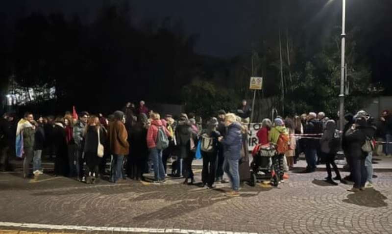 UDINE - SIT IN DI PROTESTA ALLA PRESENTAZIONE DEL LIBRO DEL GENERALE VANNACCI