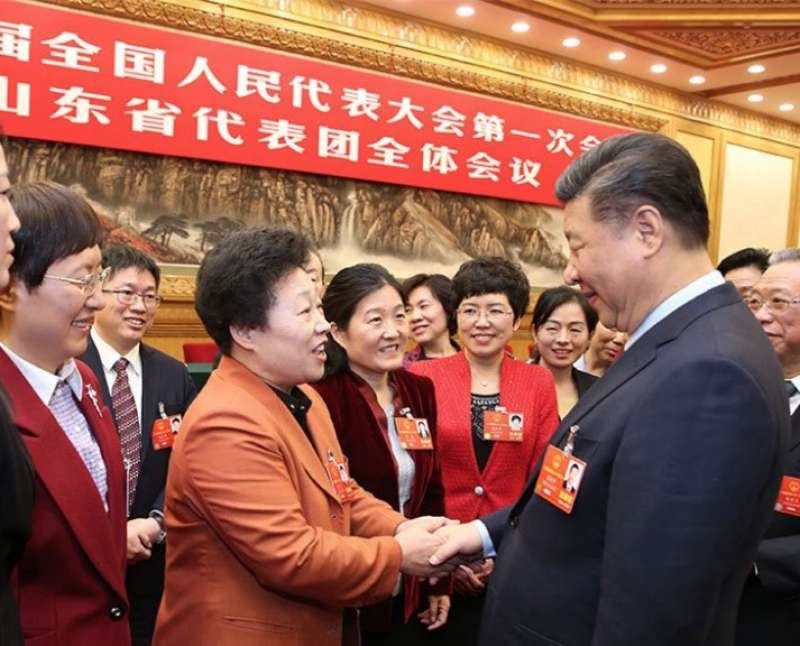 XI JINPING CONGRESSO NAZIONALE DELLE DONNE A PECHINO