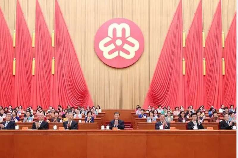 XI JINPING CONGRESSO NAZIONALE DELLE DONNE A PECHINO