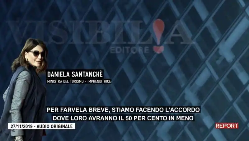 AUDIO DI DANIELA SANTANCHE SUI GIORNALISTI DI VISIBILIA - SERVIZIO DI REPORT