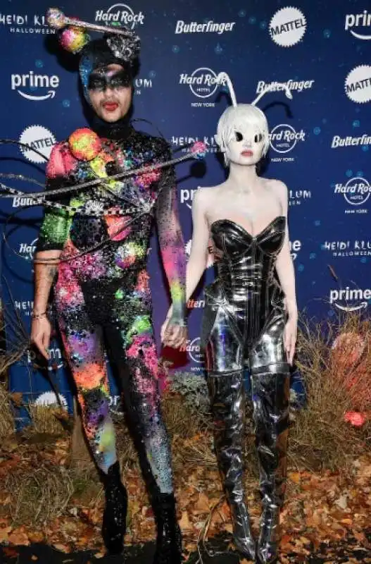 bill kaulitz e leni klum    halloween 2024 