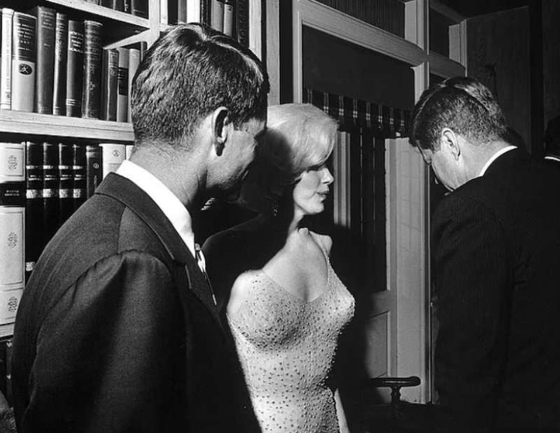 bob e john fitzgerlad kennedy con marilyn monroe