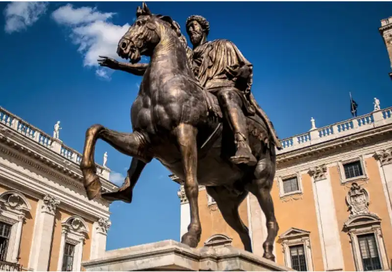 campidoglio statua marco aurelio