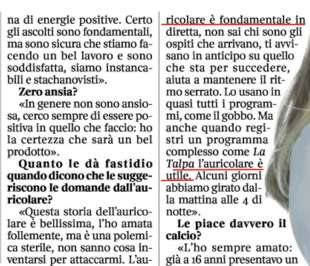 DILETTA LEOTTA E L AURICOLARE