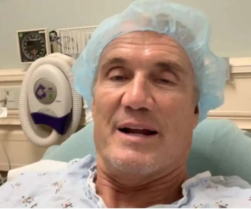 Dolph Lundgren in ospedale