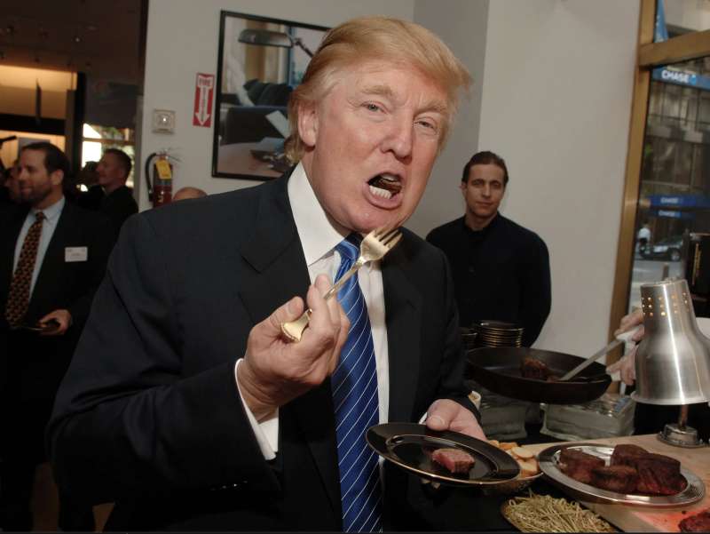 donald trump e il cibo 1