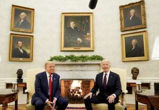 DONALD TRUMP E JOE BIDEN NELLO STUDIO OVALE DELLA CASA BIANCA