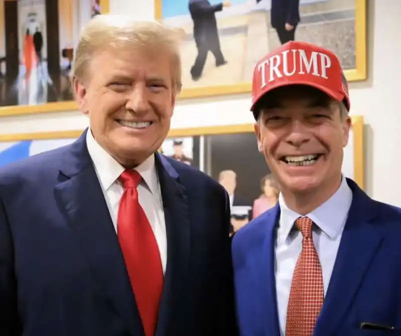 DONALD TRUMP NIGEL FARAGE 