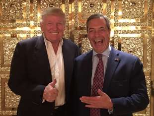 DONALD TRUMP NIGEL FARAGE